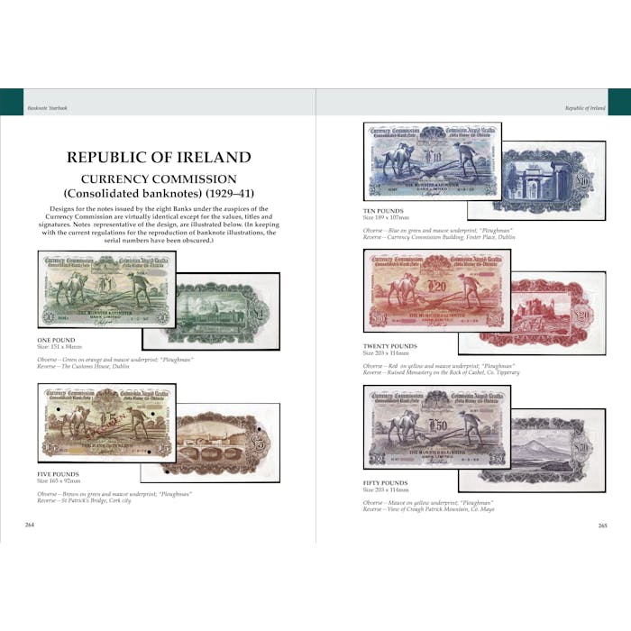 Irish pages.jpg Banknote Yearbook 11th edition - Token Publishing Shop